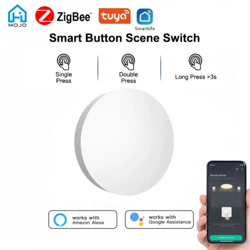Tuya ZigBee Smart Button Scene Switch Wireless Remoter