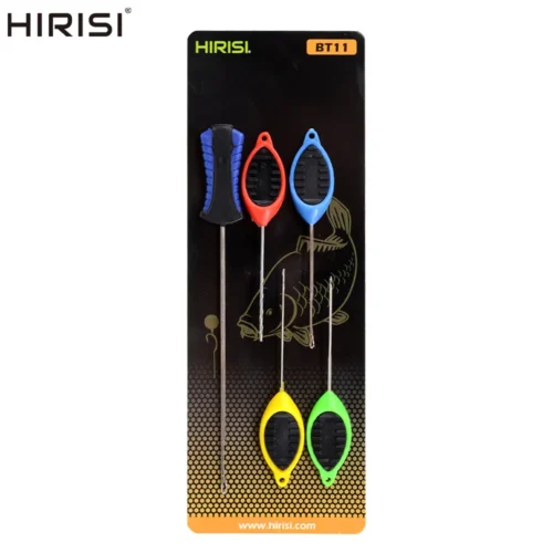 Hirisi Carp Fishing Bait Needle Set, Pop Up Boilie Rigs Splicing Needle Carp Hook Link Making Tools Fishing Accessories BT11