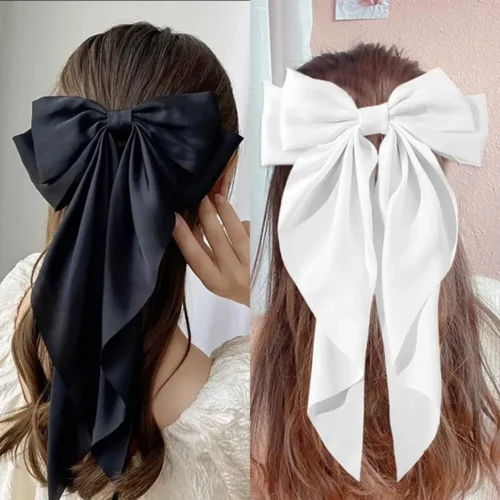Elegant Ribbon Bow Hair Clip