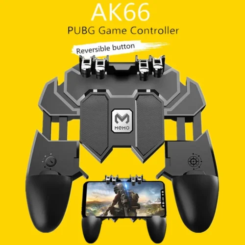Six-finger game controller metal trigger firing trigger sensitive non-delay game handle Pubg mobile game control