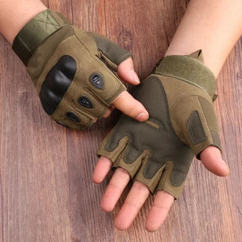 Half Finger Men’s Gloves Outdoor Military Tactical Gloves