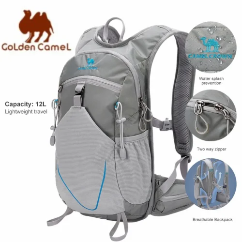 GOLDEN CAMEL 12L Mountaineering Backpack Waterproof Ultralight Climbing Bag for Men Backpacks Camping Hiking Cycling School Bag