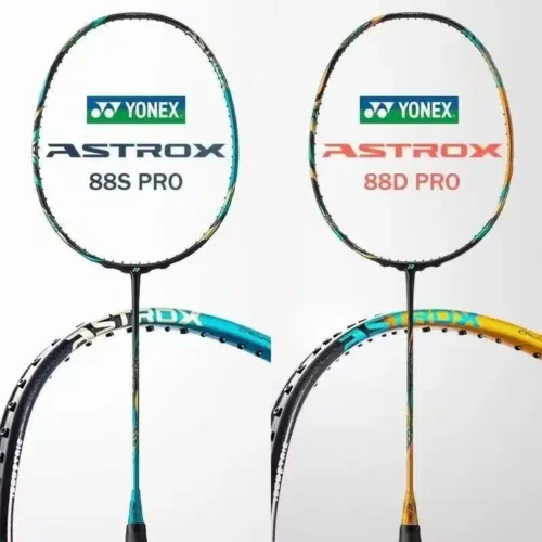 Yonex Badminton Racket AX99 Pro White AX88D Pro Gold AX88S Pro Blue Carbon Fiber Offensive Professional Racket With Line