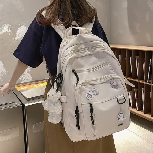 Fashion Student College Backpack Large Capacity Cute Student College Backpack