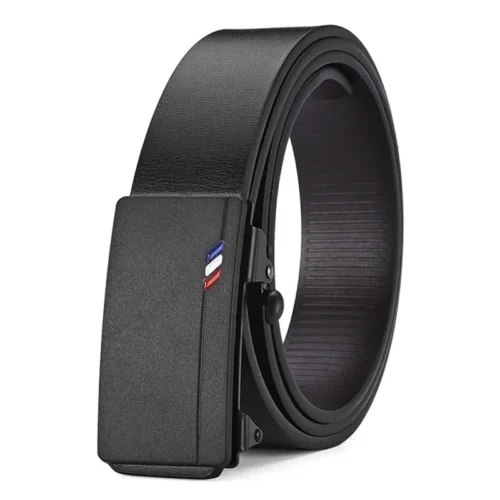 Fashion Business Men’s Belt Genuine Luxury Brand Belt Automatic Buckle Belt PU Leather