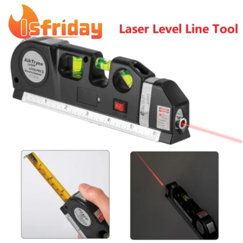 4 in1 Infrared Laser Level Tape Measure