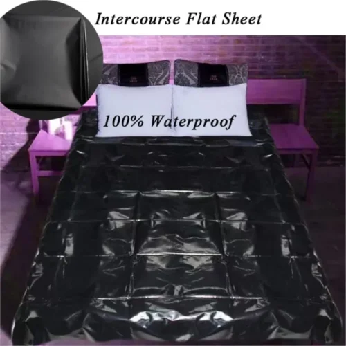 Leather Waterproof Bedding Pvc Vinyl Sex Cushion Mat Bed Sheet Allergy Relief Bed Cover Sheets For Adult Couples Sex Play SPA