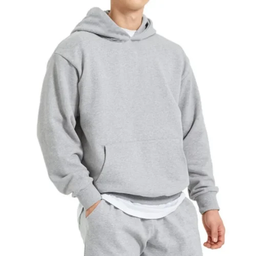 High quality men’s hoodie Autumn Winter Casual Loose Hoodie Men Cotton Sweatshirt Fitness Sportswear Male Solid Pullover Tops