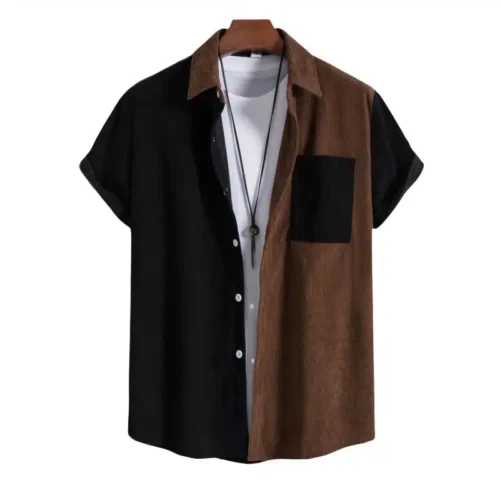 Hawaiian Polo Luxury Original Men’s Shirts For Men Style Man T-shirt Tiki Fashion Clothing Blouses Social T-shirts Free Shipping